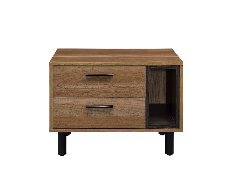 Trolgar - Accent Table - Brown Oak & Black - Urban Living Furniture (Los Angeles, CA)
