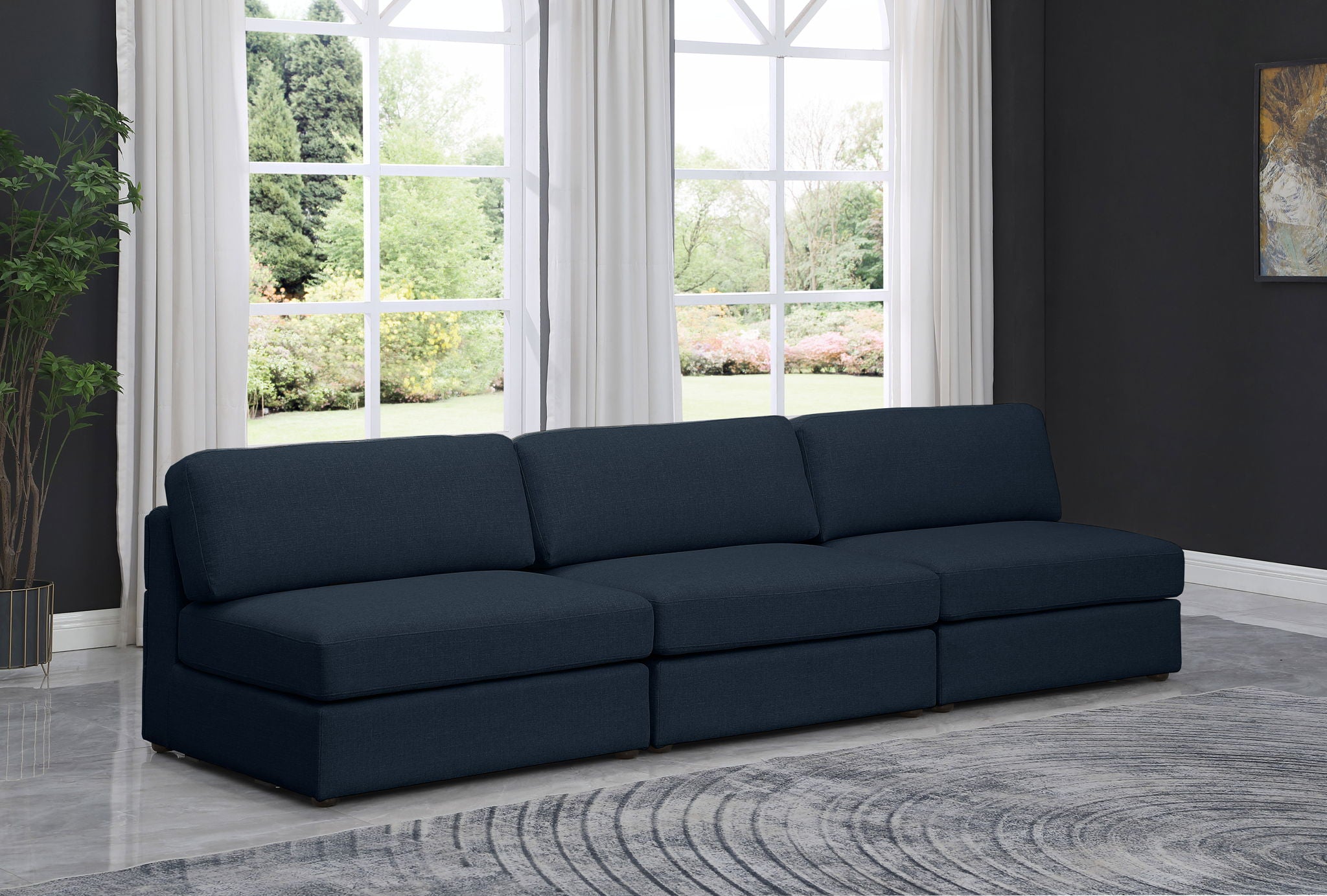 Beckham - Modular 3 Seat Armless Sofa - Urban Living Furniture (Los Angeles, CA)