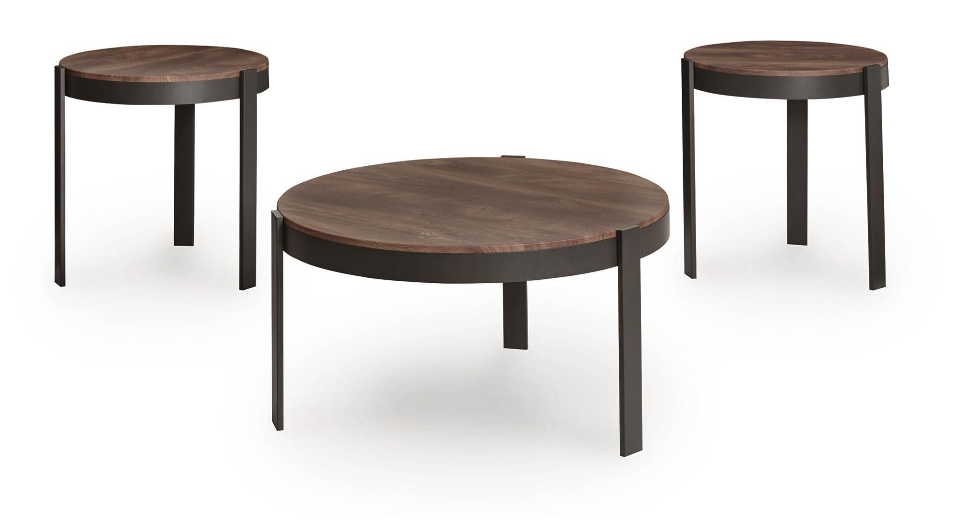 Horizon Hills - Occasional Table Set (Set of 3) - Brown / Black - Urban Living Furniture (Los Angeles, CA)