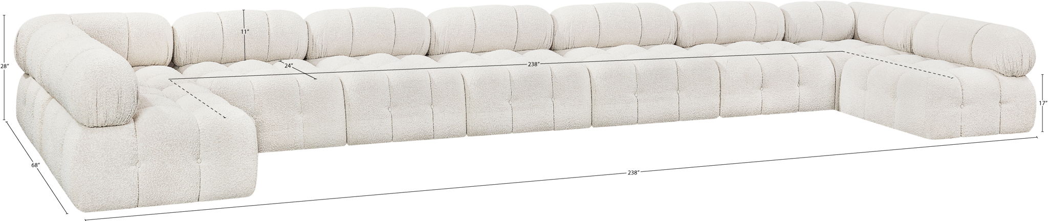 Ames - 9 Piece Modular Sectional - Urban Living Furniture (Los Angeles, CA)