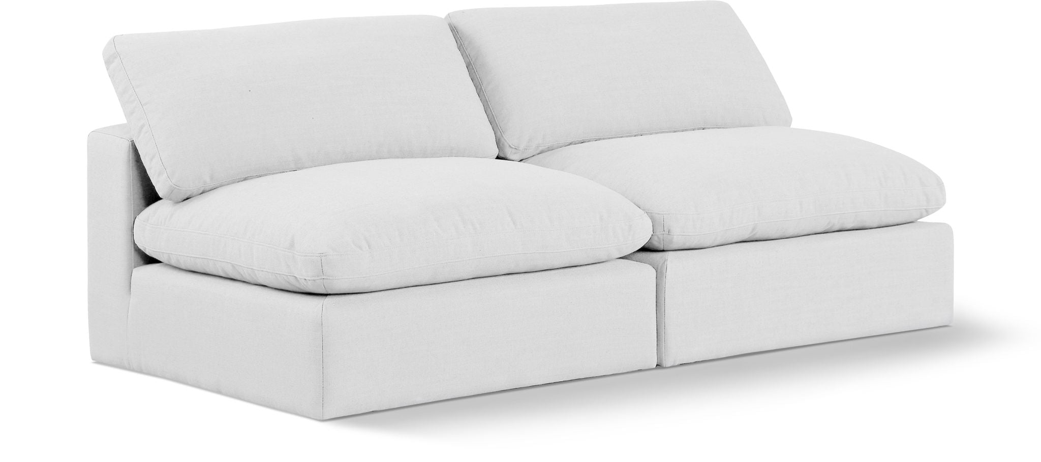 Comfy - Linen Modular Armless Sofa 2 Seats - Urban Living Furniture (Los Angeles, CA)