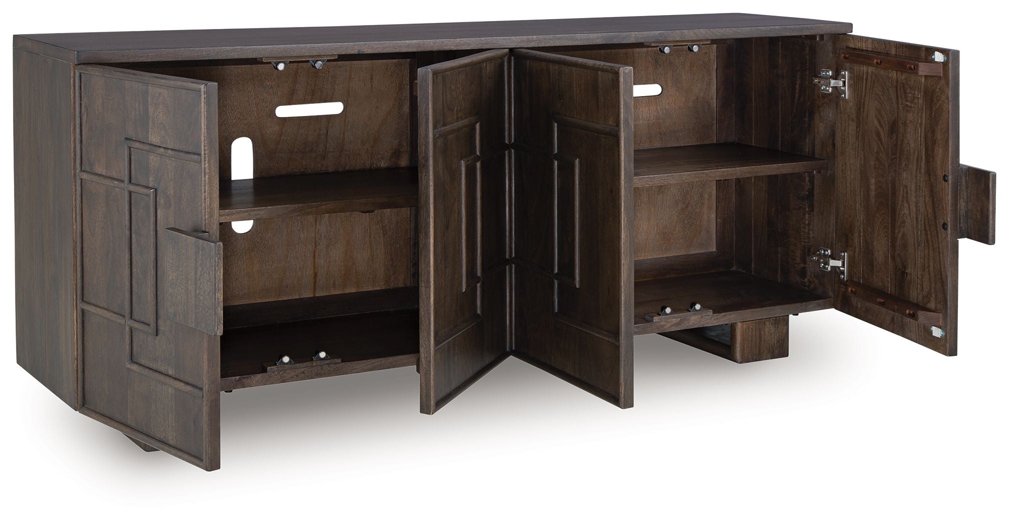 Cato - Dark Brown - Accent Cabinet - Urban Living Furniture (Los Angeles, CA)