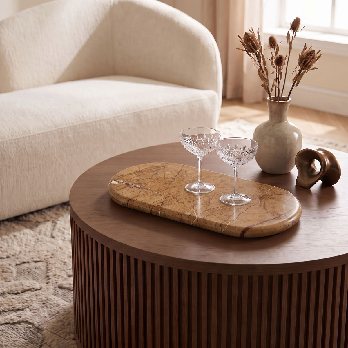 Carrell - Genuine Marble Tray