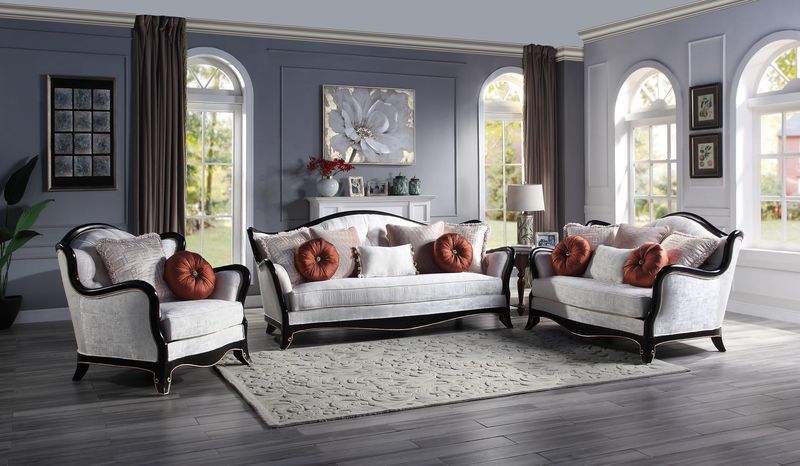 Nurmive - Chair With 2 Pillows - Beige Fabric - Urban Living Furniture (Los Angeles, CA)