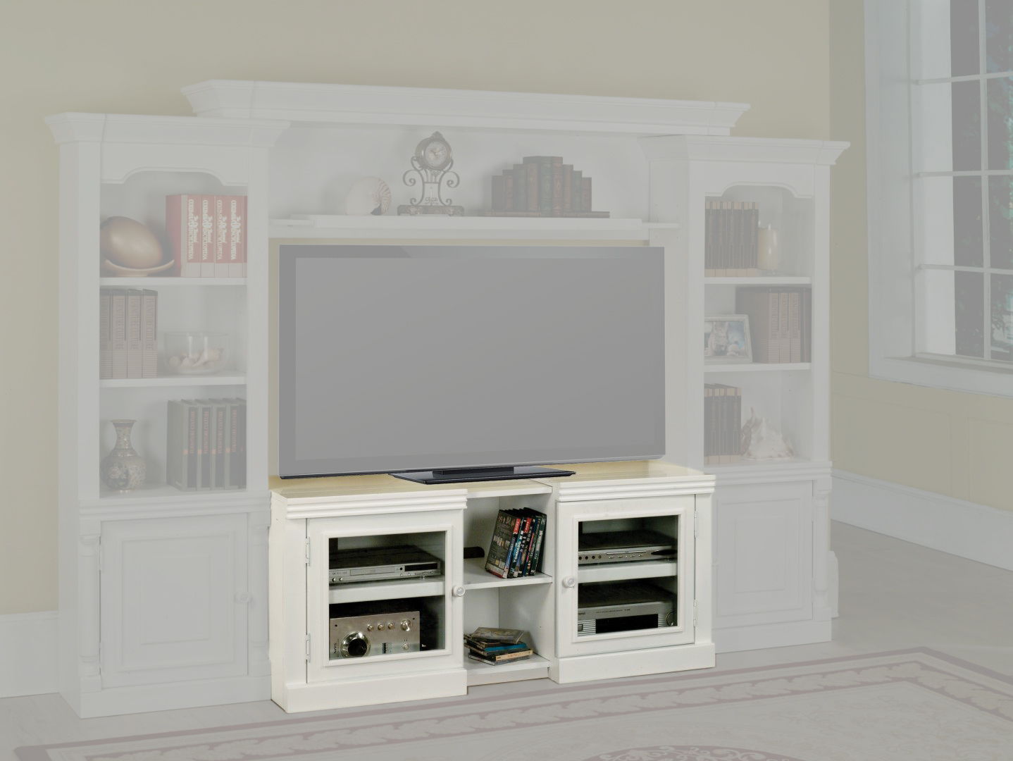 Premier Alpine - X - pandable Console - Cottage White - Urban Living Furniture (Los Angeles, CA)