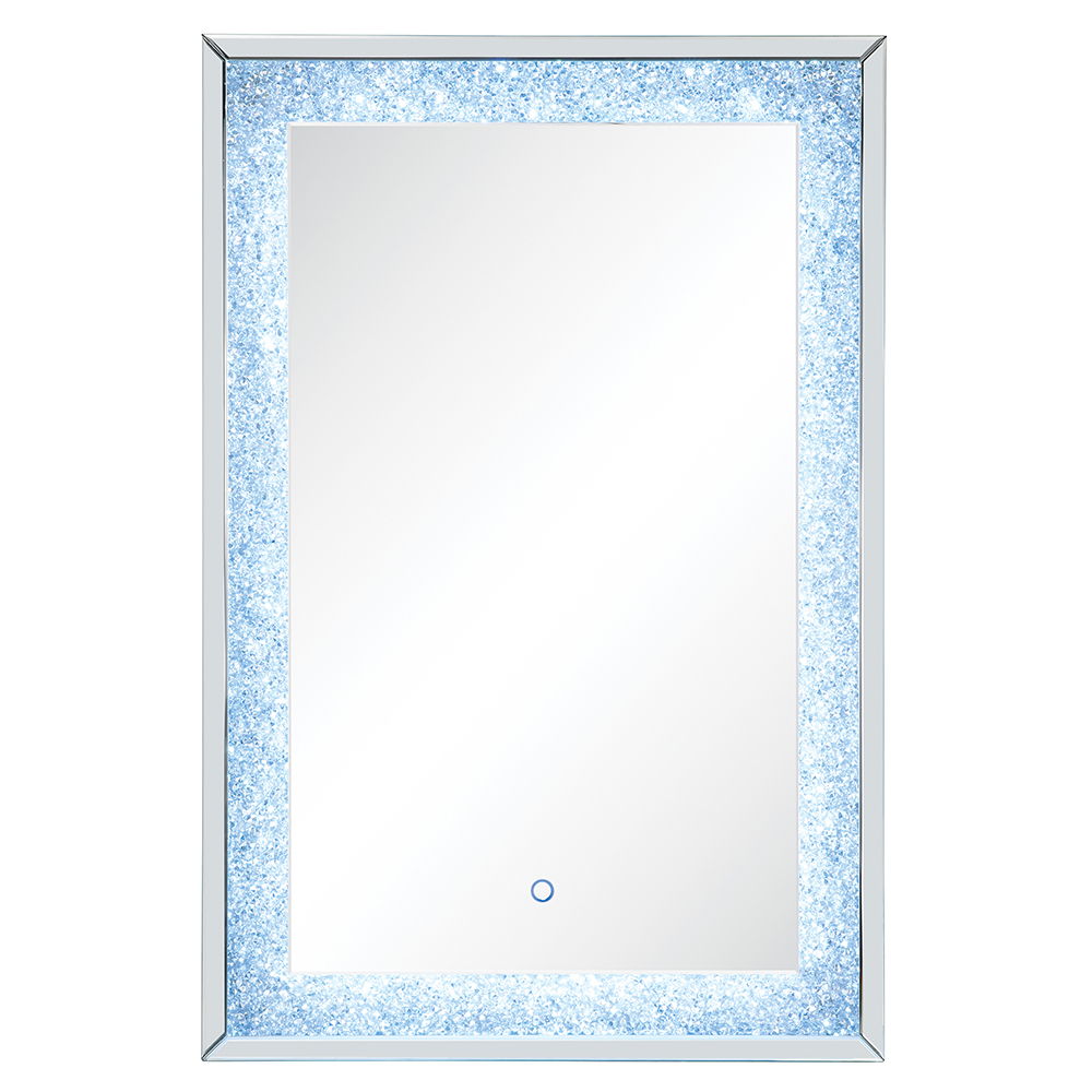 Noralie - 47" Accent Mirror With LED - Mirrored & Faux Diamonds - Urban Living Furniture (Los Angeles, CA)