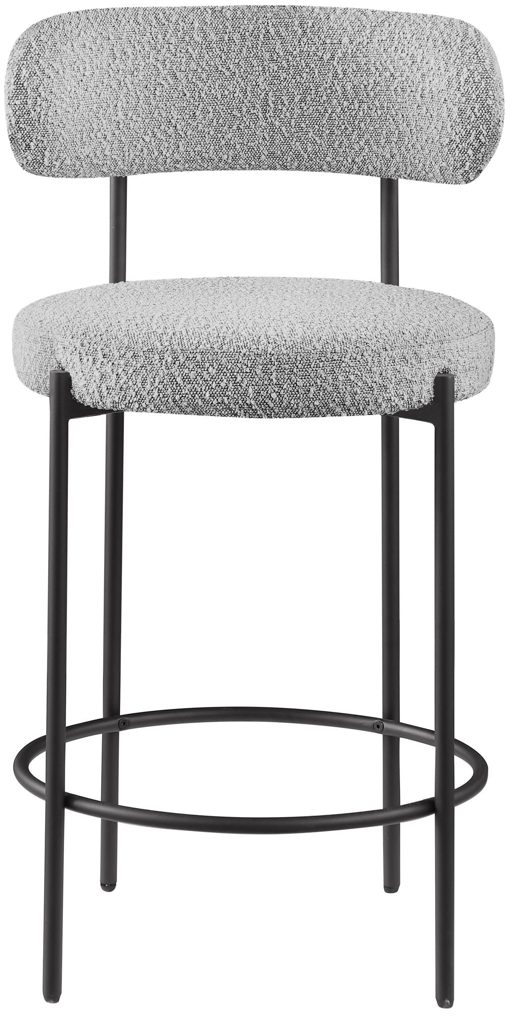 Beacon - Boucle Fabric Stool (Set of 2) - Urban Living Furniture (Los Angeles, CA)