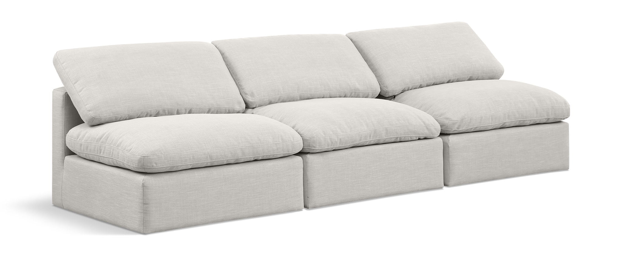 Indulge - Linen 3 Seat Modular Armless Sofa - Urban Living Furniture (Los Angeles, CA)