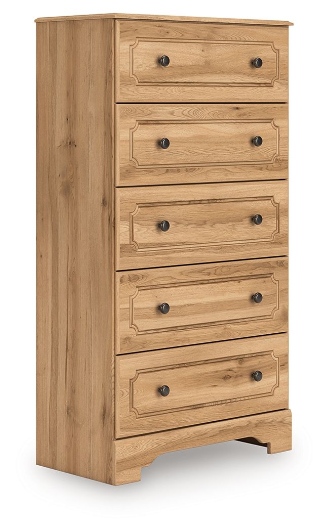 Aleaport - Warm Brown - Five Drawer Chest - Urban Living Furniture (Los Angeles, CA)