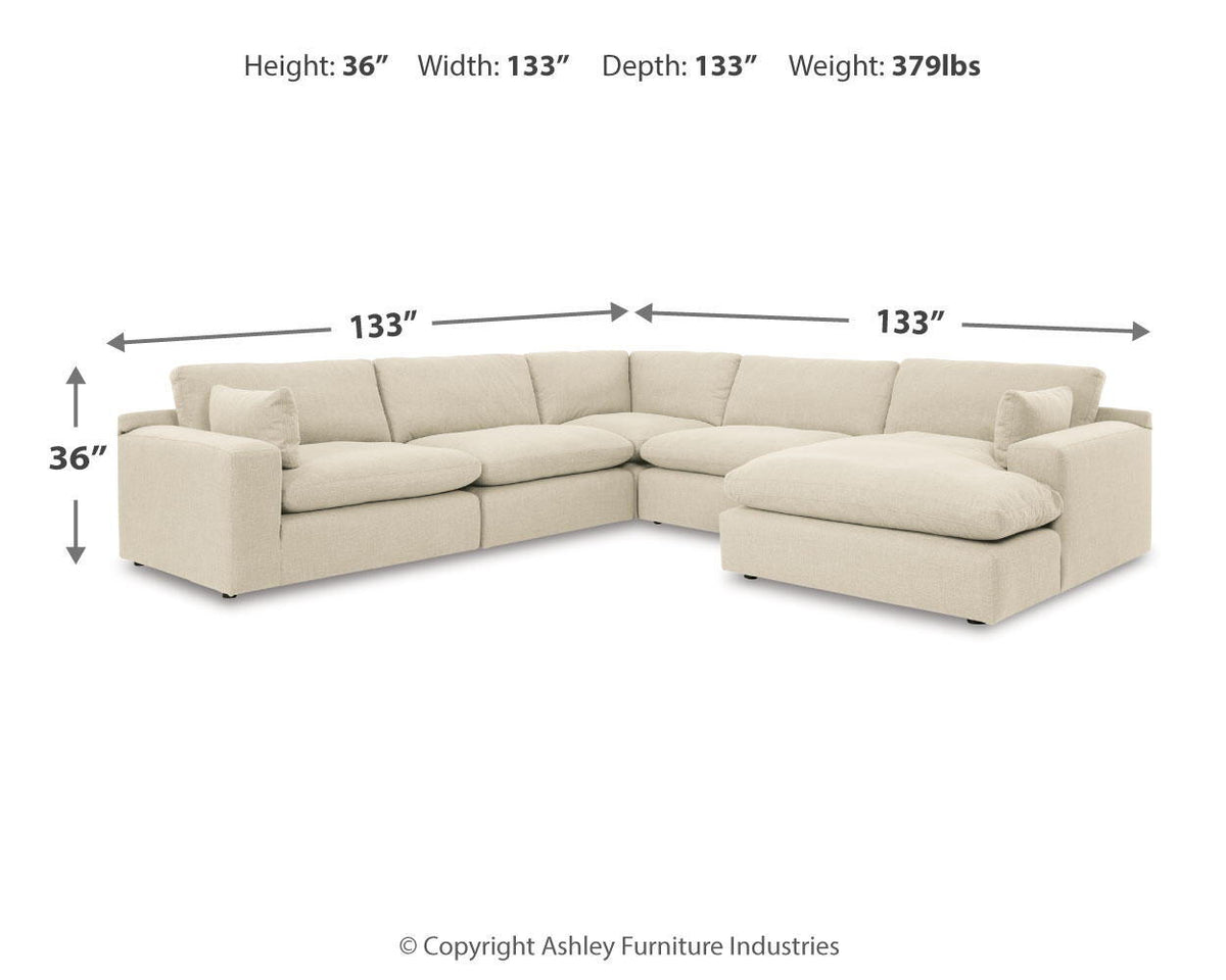 Elyza - 5 Piece Sectional