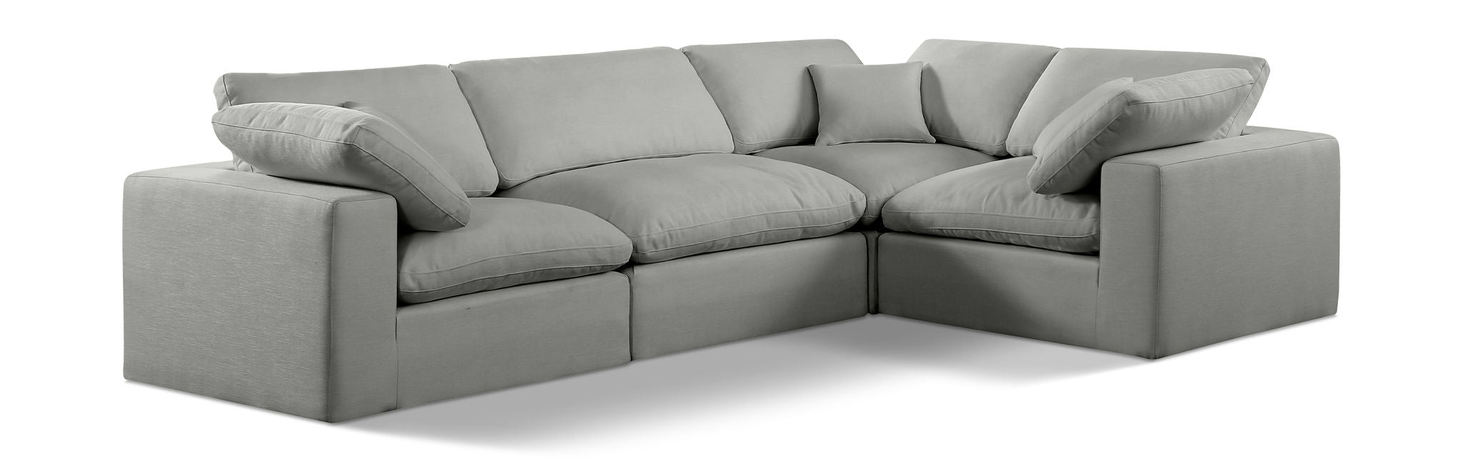 Comfy - 4 Piece Linen Fabric Modular Sectional - Urban Living Furniture (Los Angeles, CA)
