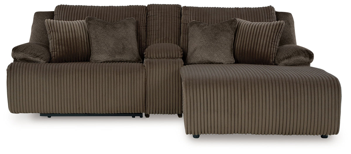 Top Tier - 3 Piece Reclining Sectional