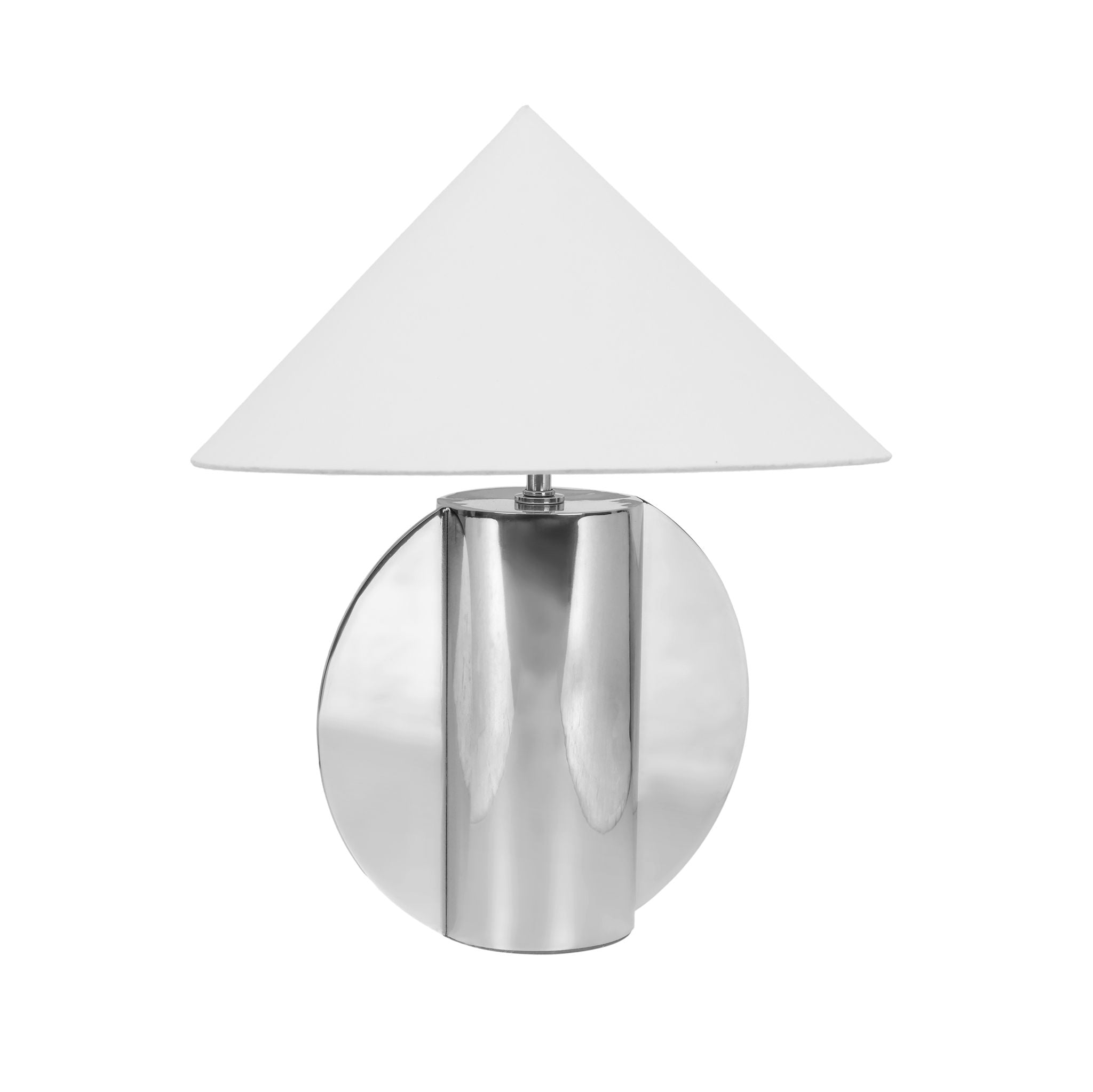 Geo - Semi-Circled Table Lamp - Chrome - Urban Living Furniture (Los Angeles, CA)