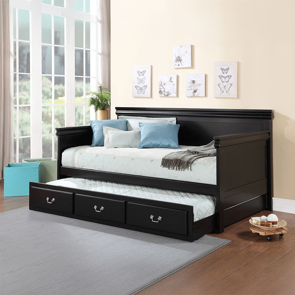 Bailee - Twin Daybed - Black - Urban Living Furniture (Los Angeles, CA)