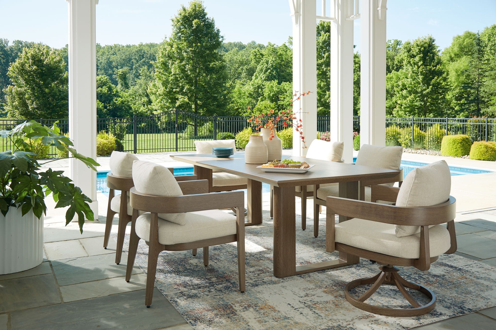 Serene Bay - Outdoor Dining Set - Urban Living Furniture (Los Angeles, CA)