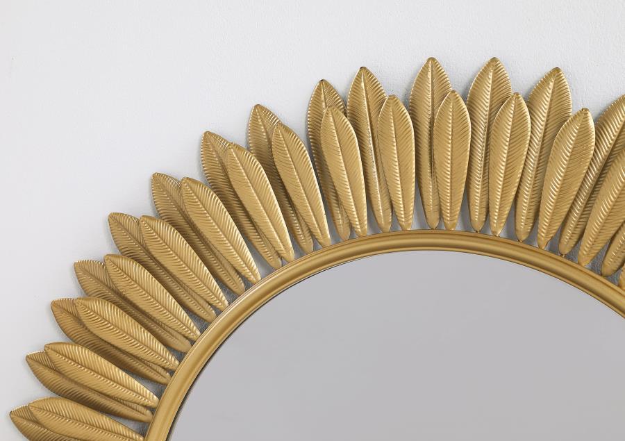 Tuscany - Sunburst Wall Mirror - Gold - Urban Living Furniture (Los Angeles, CA)