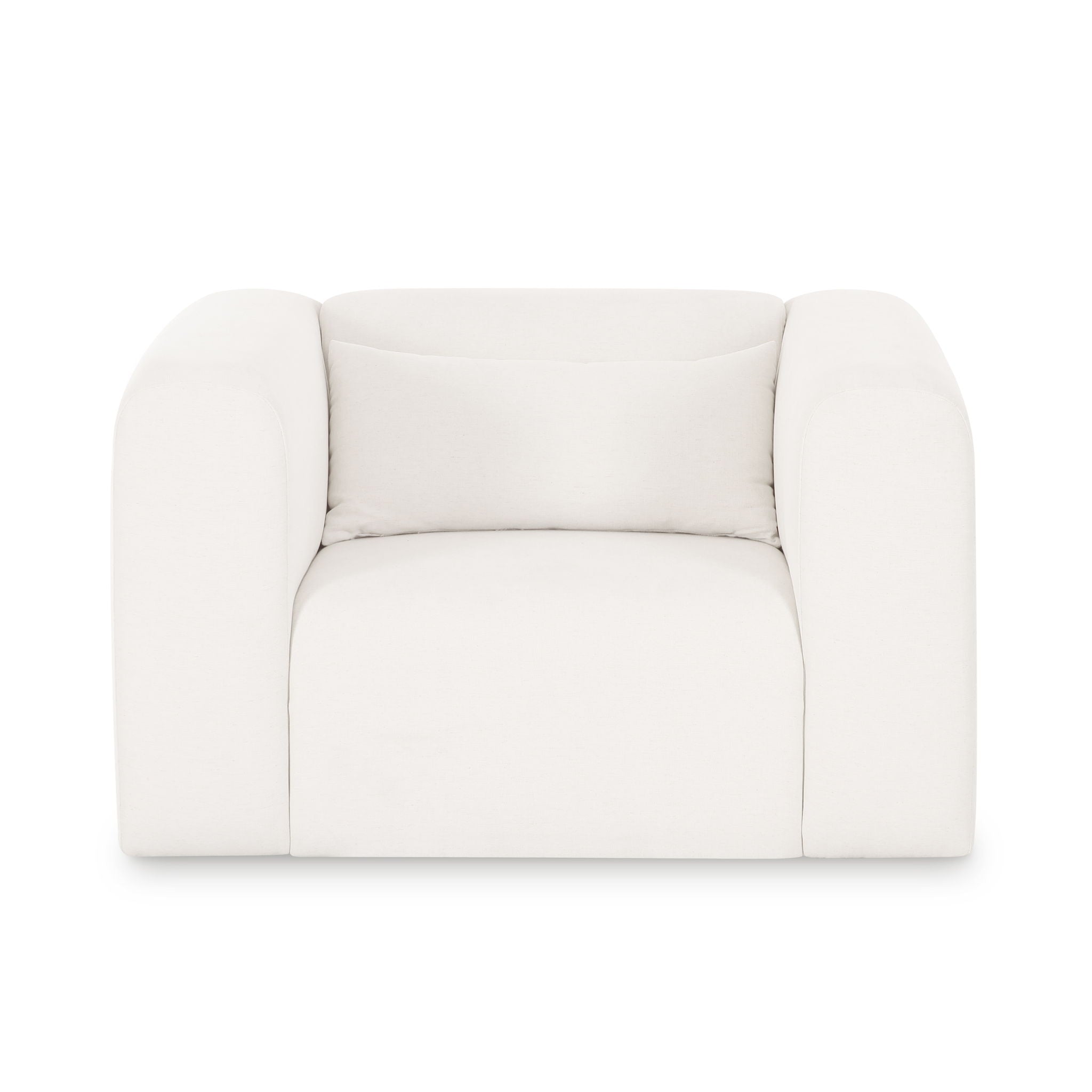 Tarra - Chenille Armchair - Cream - Urban Living Furniture (Los Angeles, CA)
