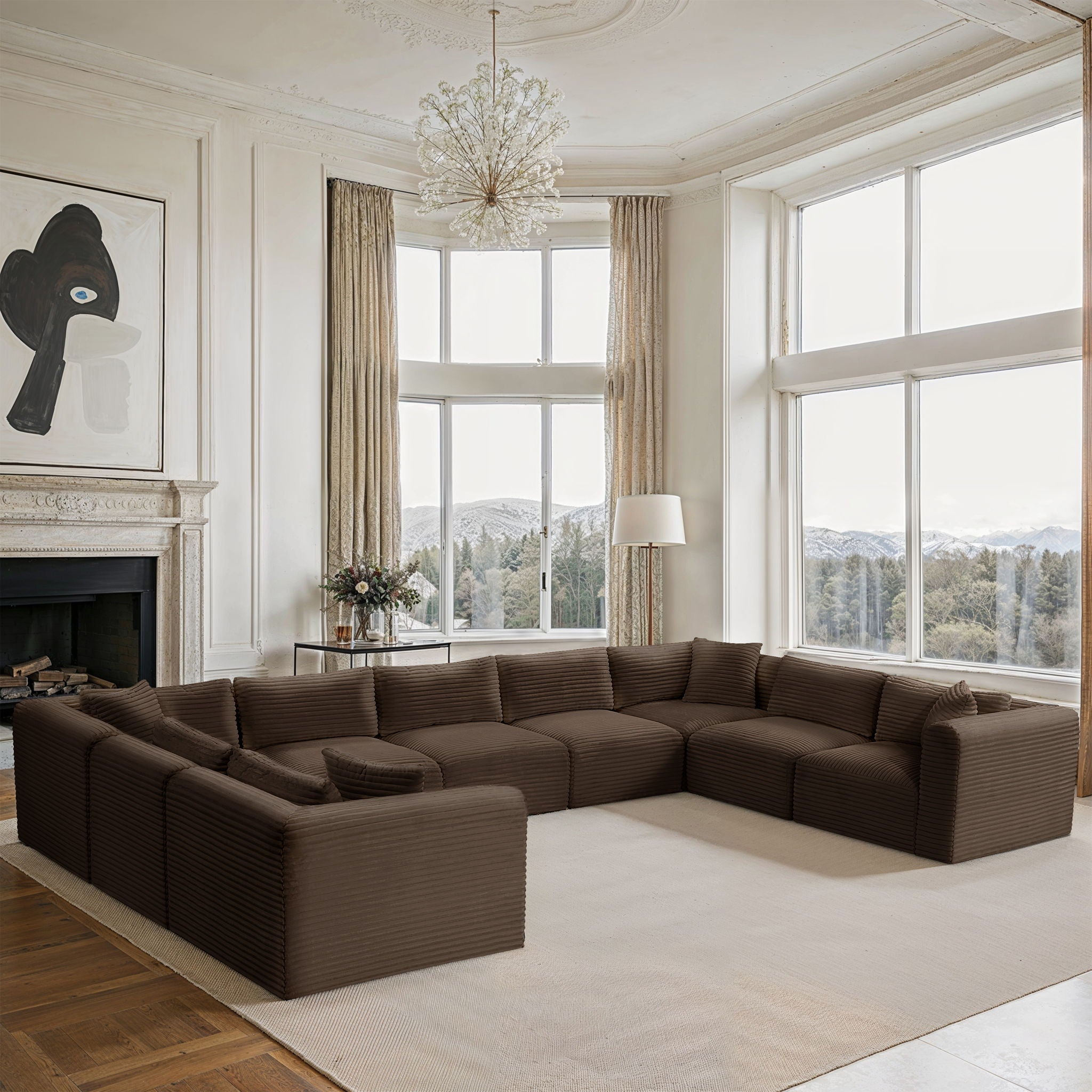 Shaggy - 9 Piece Modular U-Shaped Sectional - Urban Living Furniture (Los Angeles, CA)