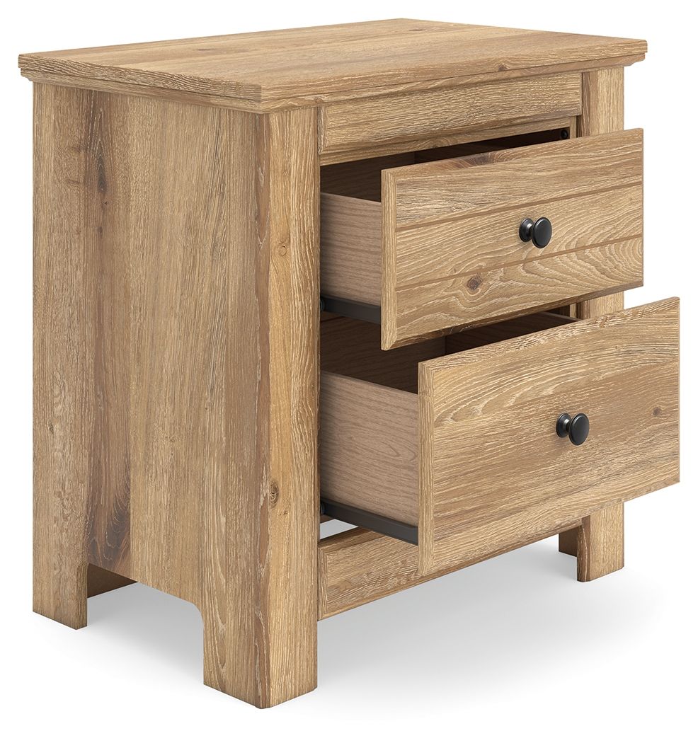 Makidern - Two Drawer Night Stand - Urban Living Furniture (Los Angeles, CA)