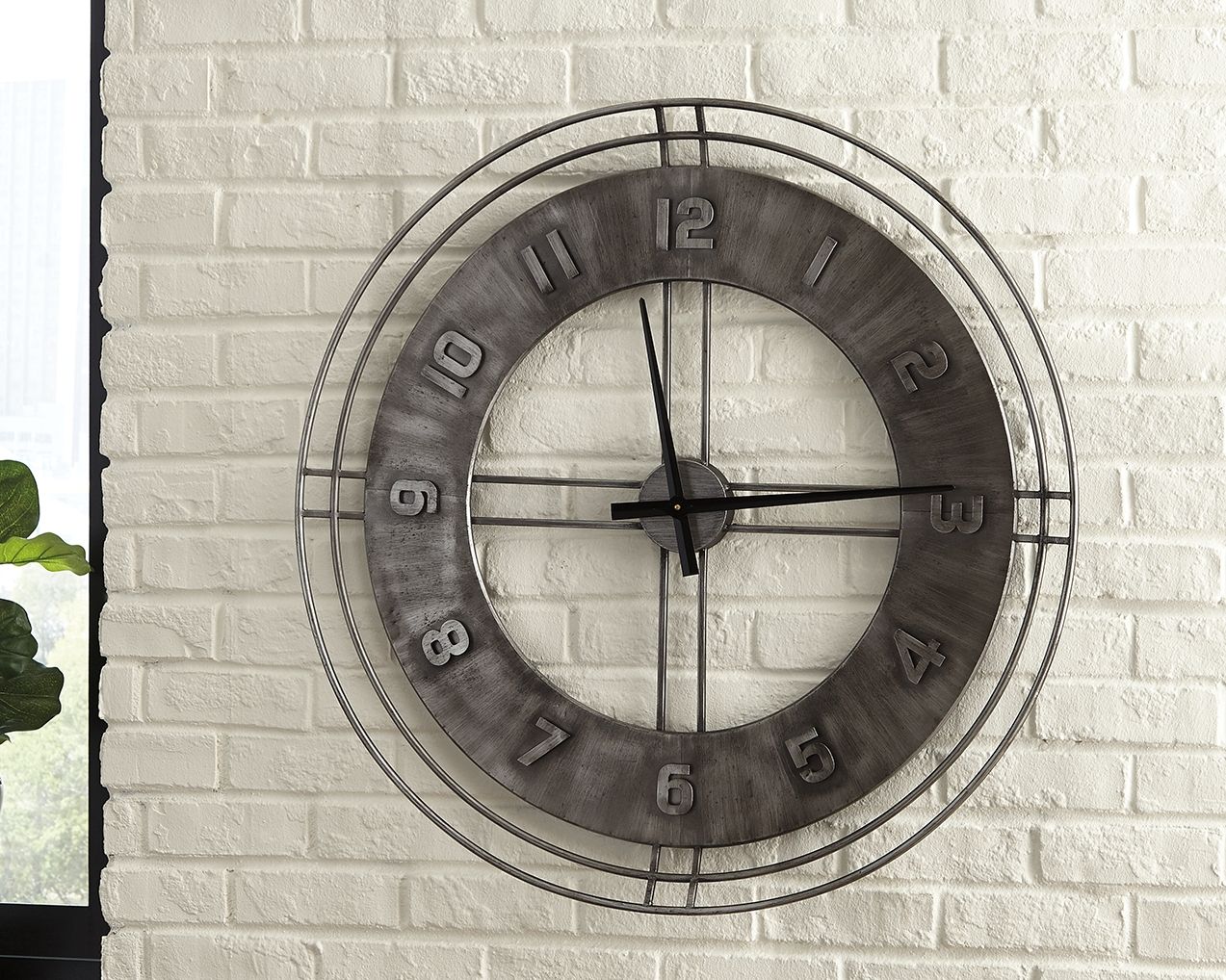 Ana Sofia - Antique Gray - Wall Clock - Urban Living Furniture (Los Angeles, CA)