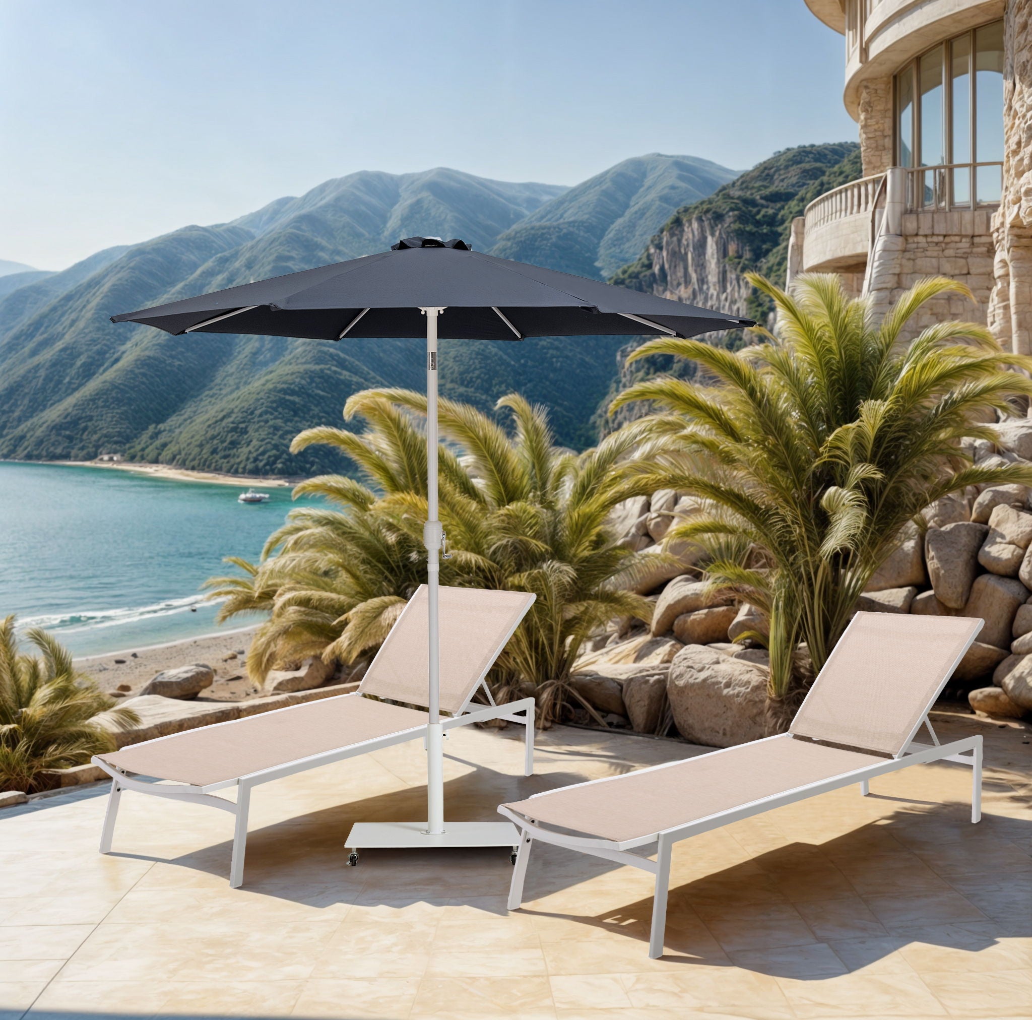 Fiji - Patio Umbrella With White Pole - Urban Living Furniture (Los Angeles, CA)