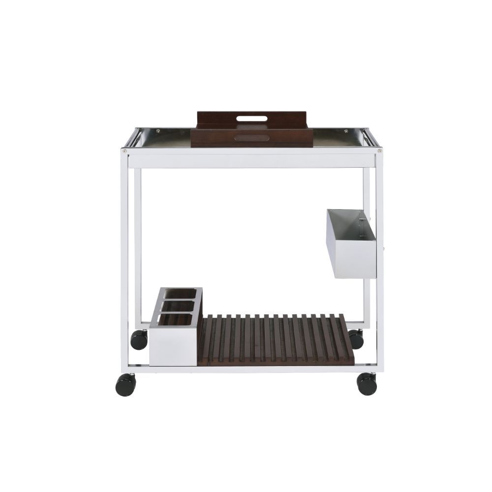 Lisses - Serving Cart - Chrome - Urban Living Furniture (Los Angeles, CA)