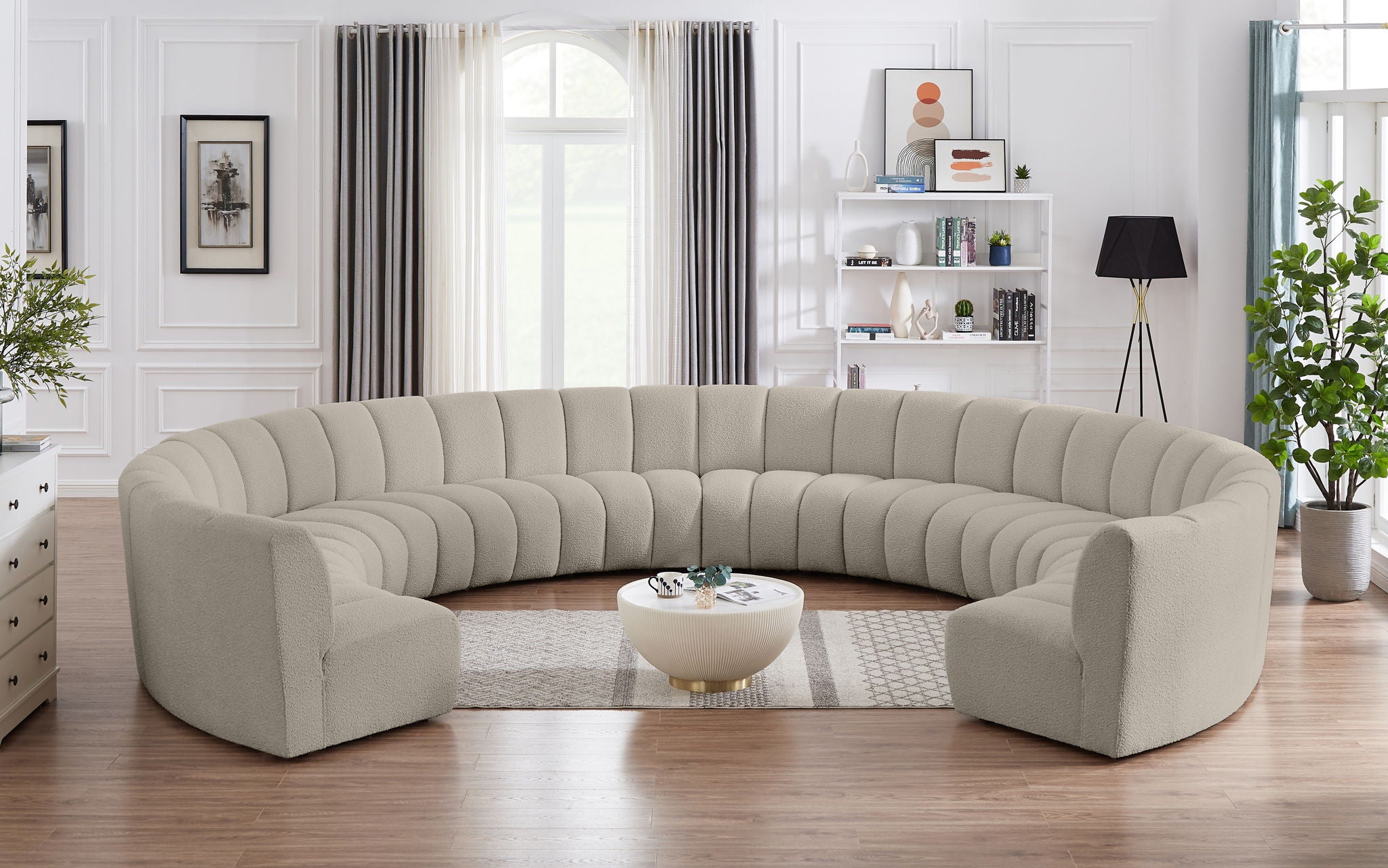 Infinity - 10 Piece Boucle Modular Sectional - Urban Living Furniture (Los Angeles, CA)