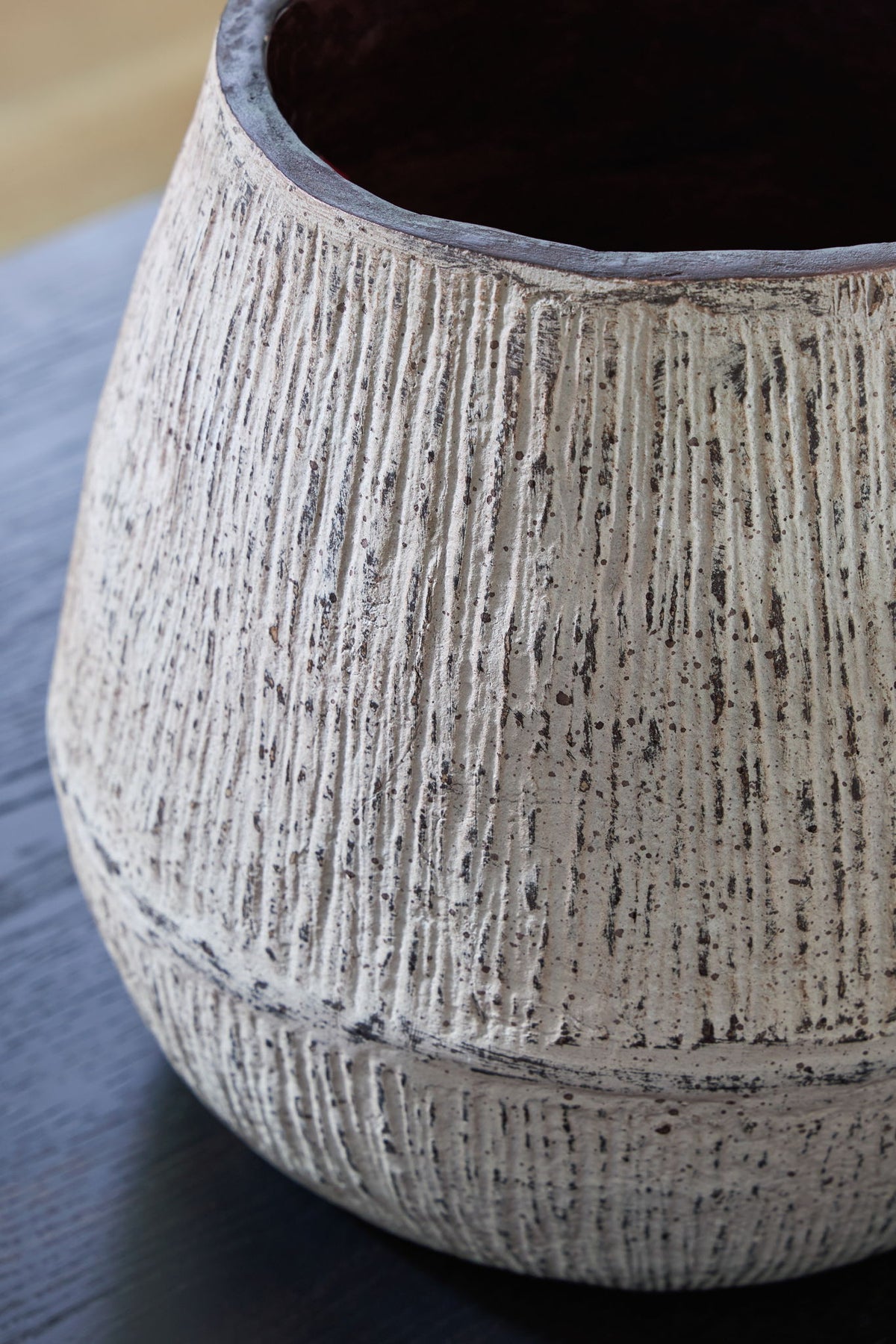 Claymount - Vase - 10" - Distressed Brown - Urban Living Furniture (Los Angeles, CA)