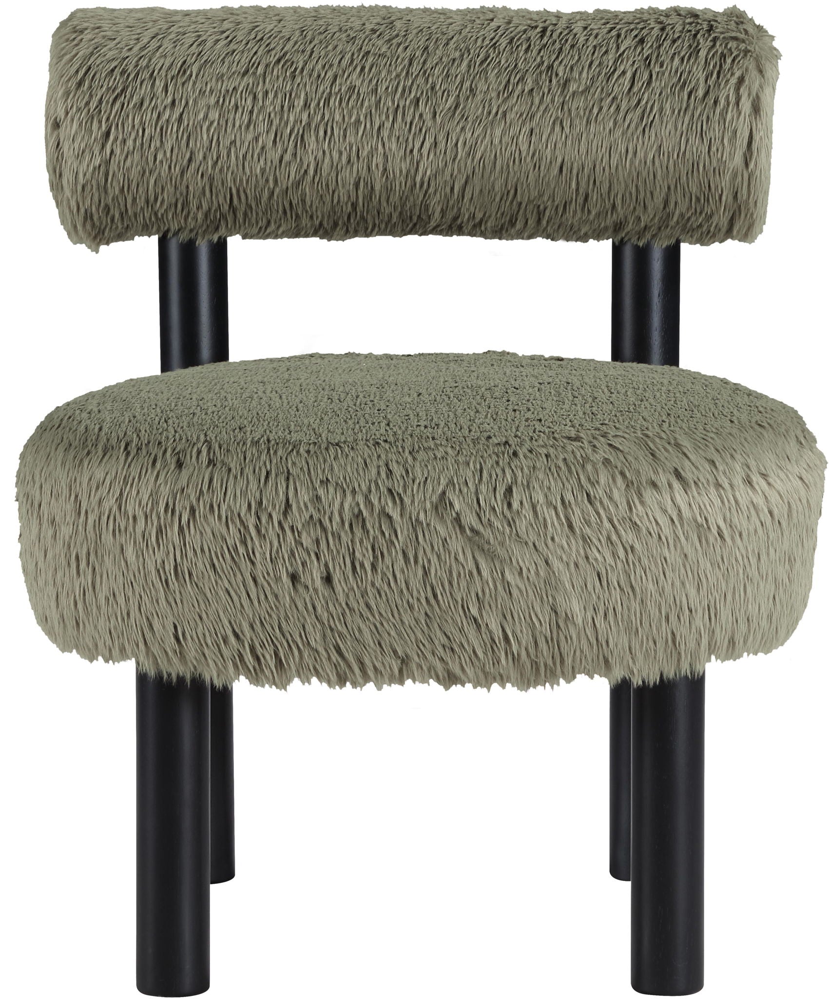 Ambre - Vegan Shearling Fabric Upholstered Accent Chair - Urban Living Furniture (Los Angeles, CA)