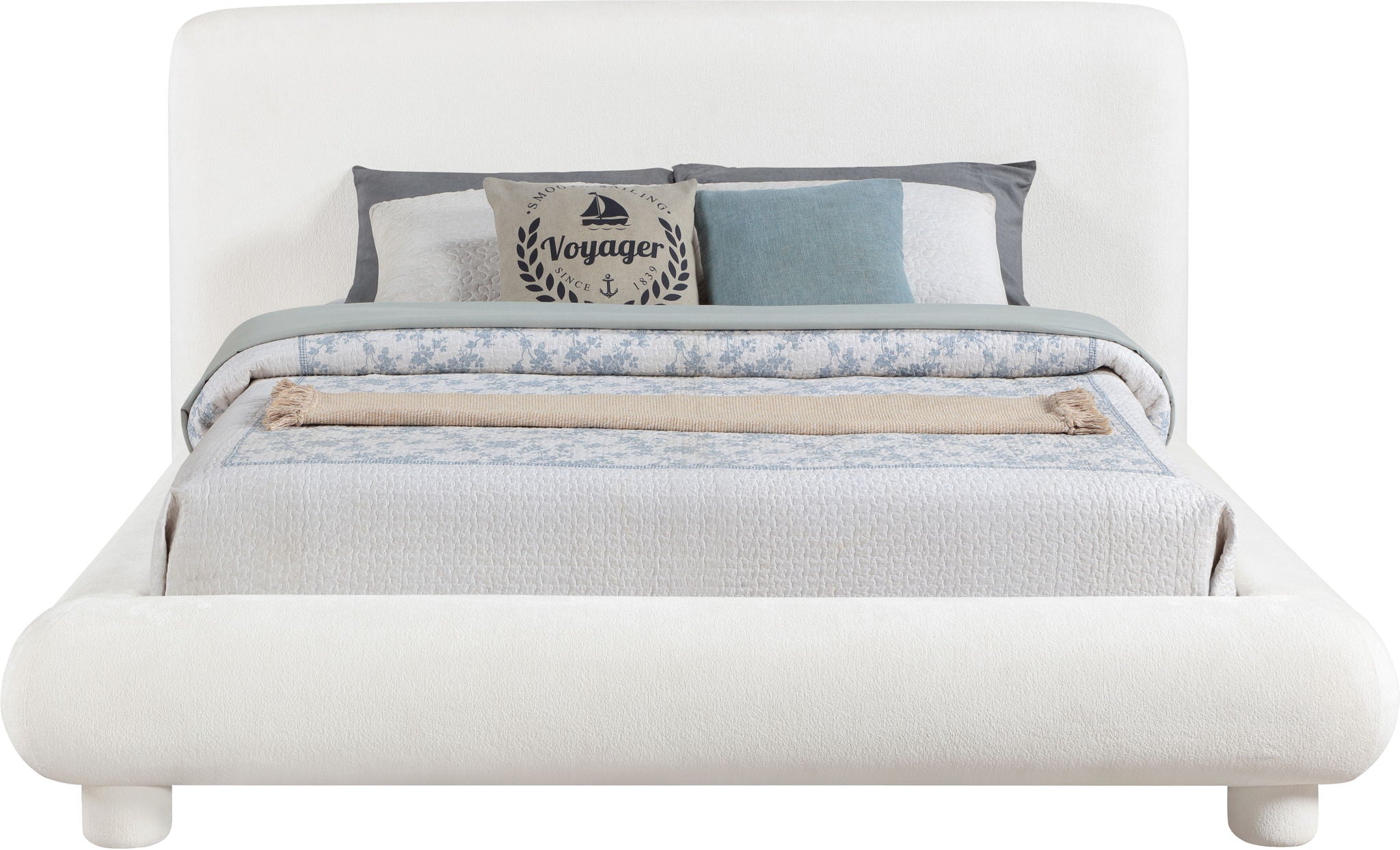 Blair - Chenille Upholstered Bed