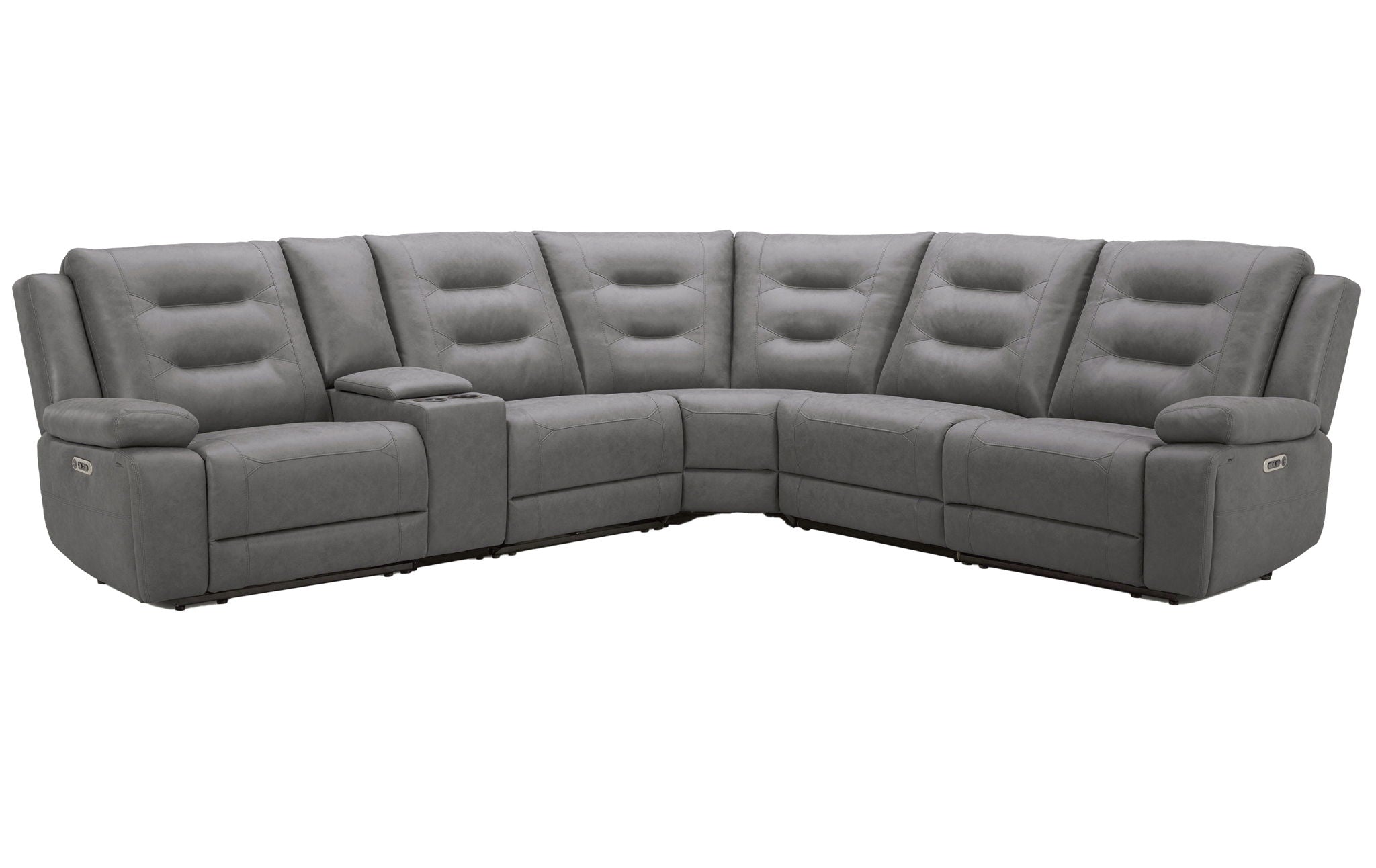 Caldwell - Power Right Arm Facing Recliner - Tahoe Charcoal - Urban Living Furniture (Los Angeles, CA)