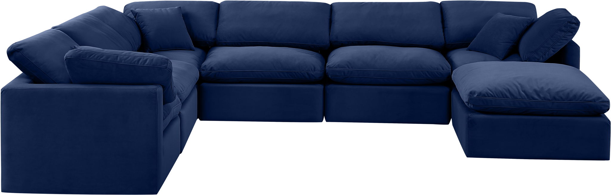 Indulge - Velvet 7 Piece Modular Sectional - Urban Living Furniture (Los Angeles, CA)