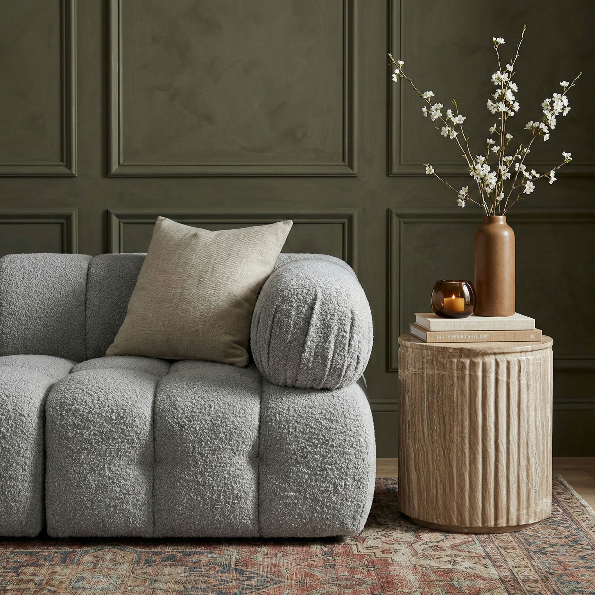 Catania - Concrete Indoor/Outdoor End Table - Urban Living Furniture (Los Angeles, CA)