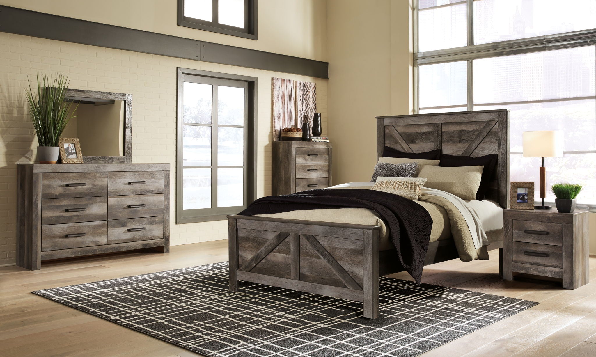 Wynnlow - Crossbuck Panel Bedroom Set - Urban Living Furniture (Los Angeles, CA)