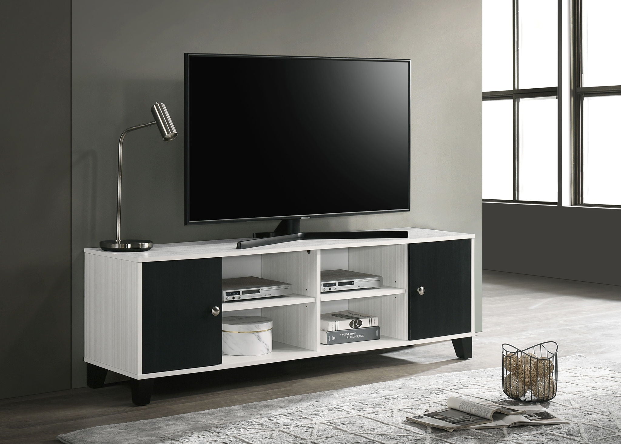 Akerson - TV Stand - White - Urban Living Furniture (Los Angeles, CA)