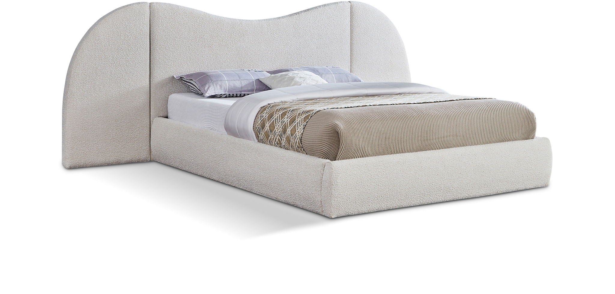 Everest - Boucle Fabric Bed - Urban Living Furniture (Los Angeles, CA)