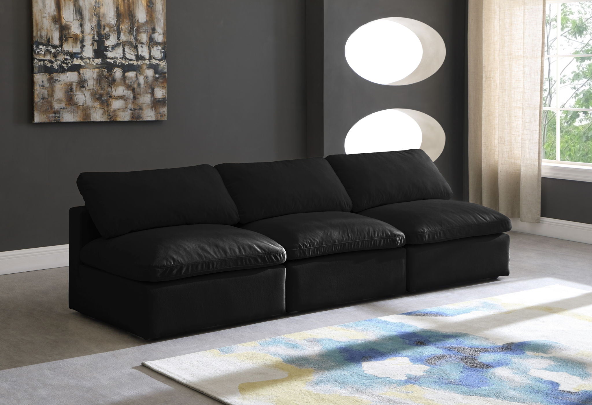 Plush - Modular Armless 3 Seat Sofa - Urban Living Furniture (Los Angeles, CA)
