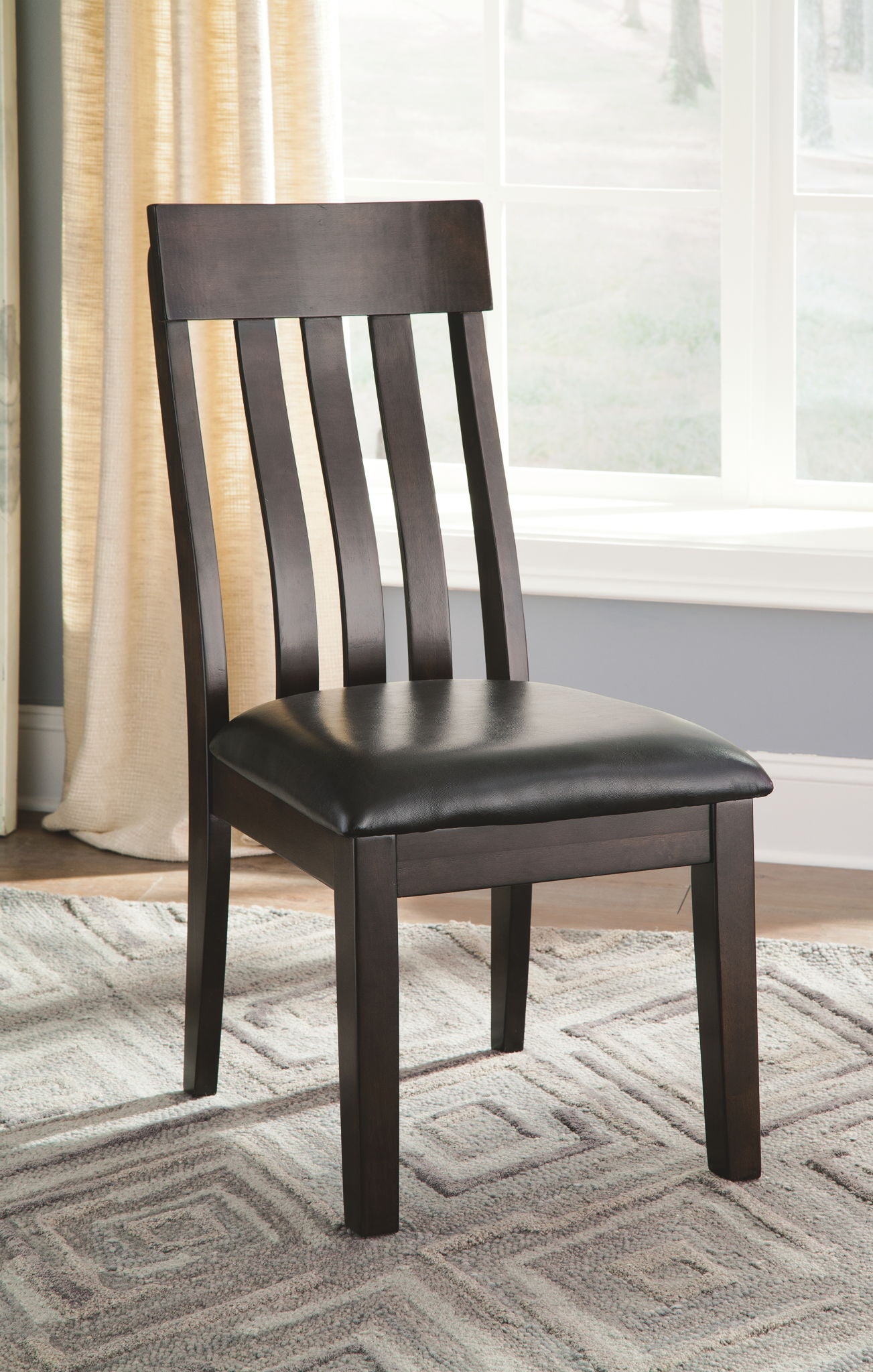 Haddigan - Dark Brown - Dining UPH Side Chair (Set of 2) - Urban Living Furniture (Los Angeles, CA)