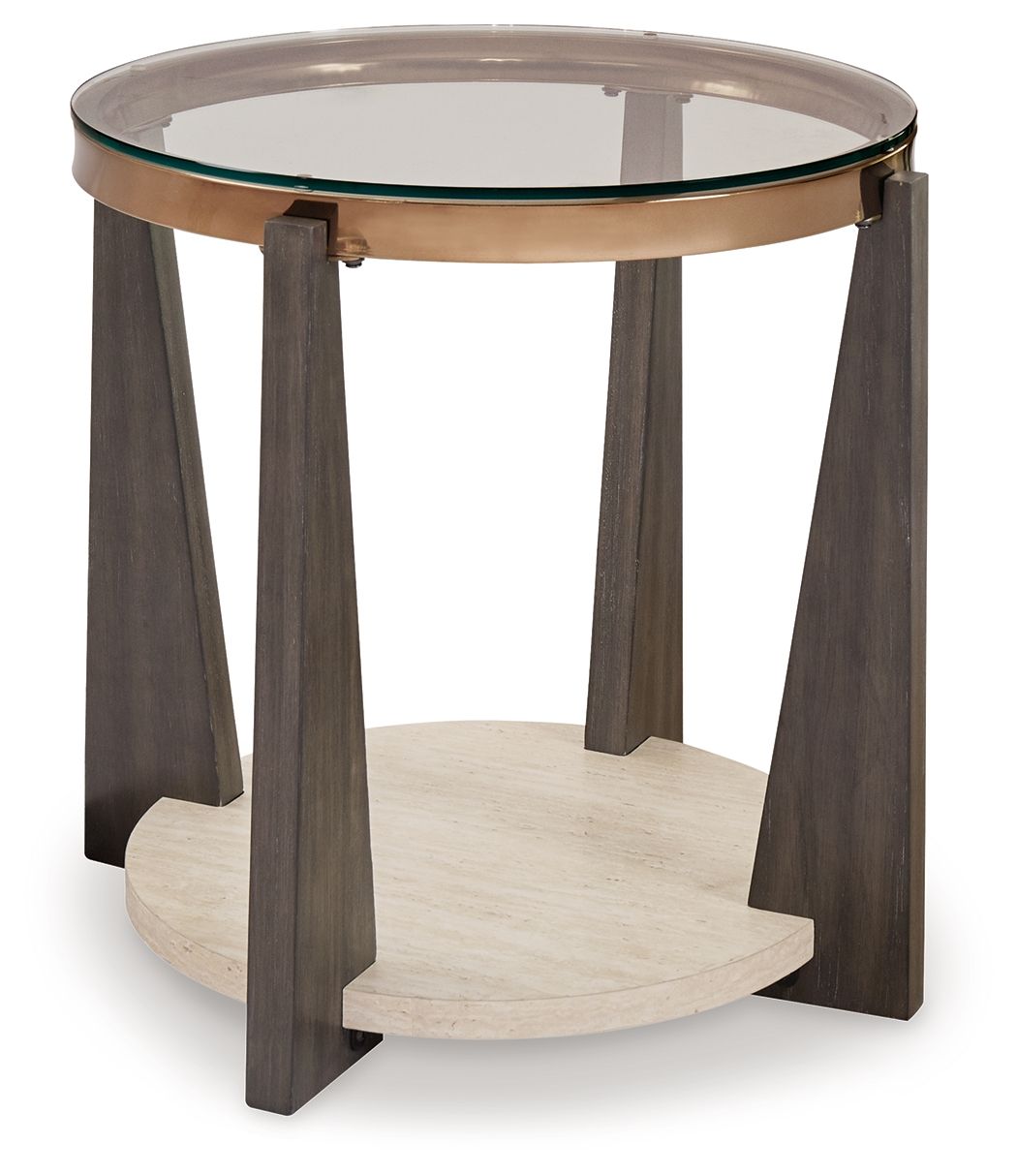 Frazwa - Multi - Round End Table - Urban Living Furniture (Los Angeles, CA)
