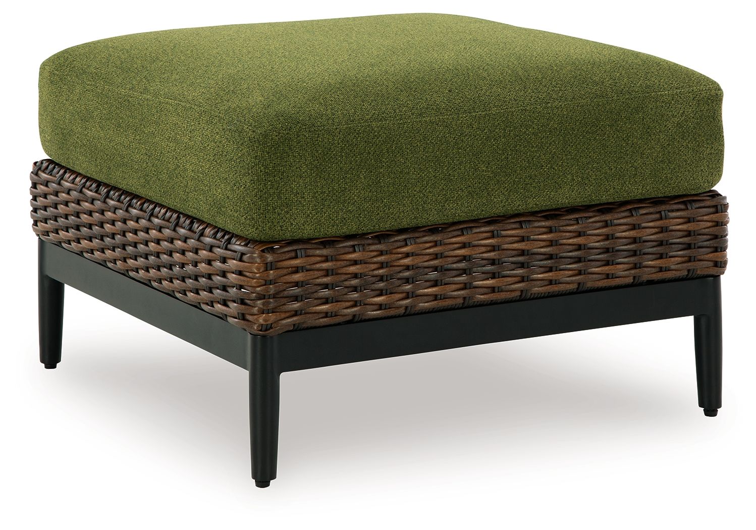 Horizon Hall - Brown / Green - Ottoman With Cushion - Urban Living Furniture (Los Angeles, CA)