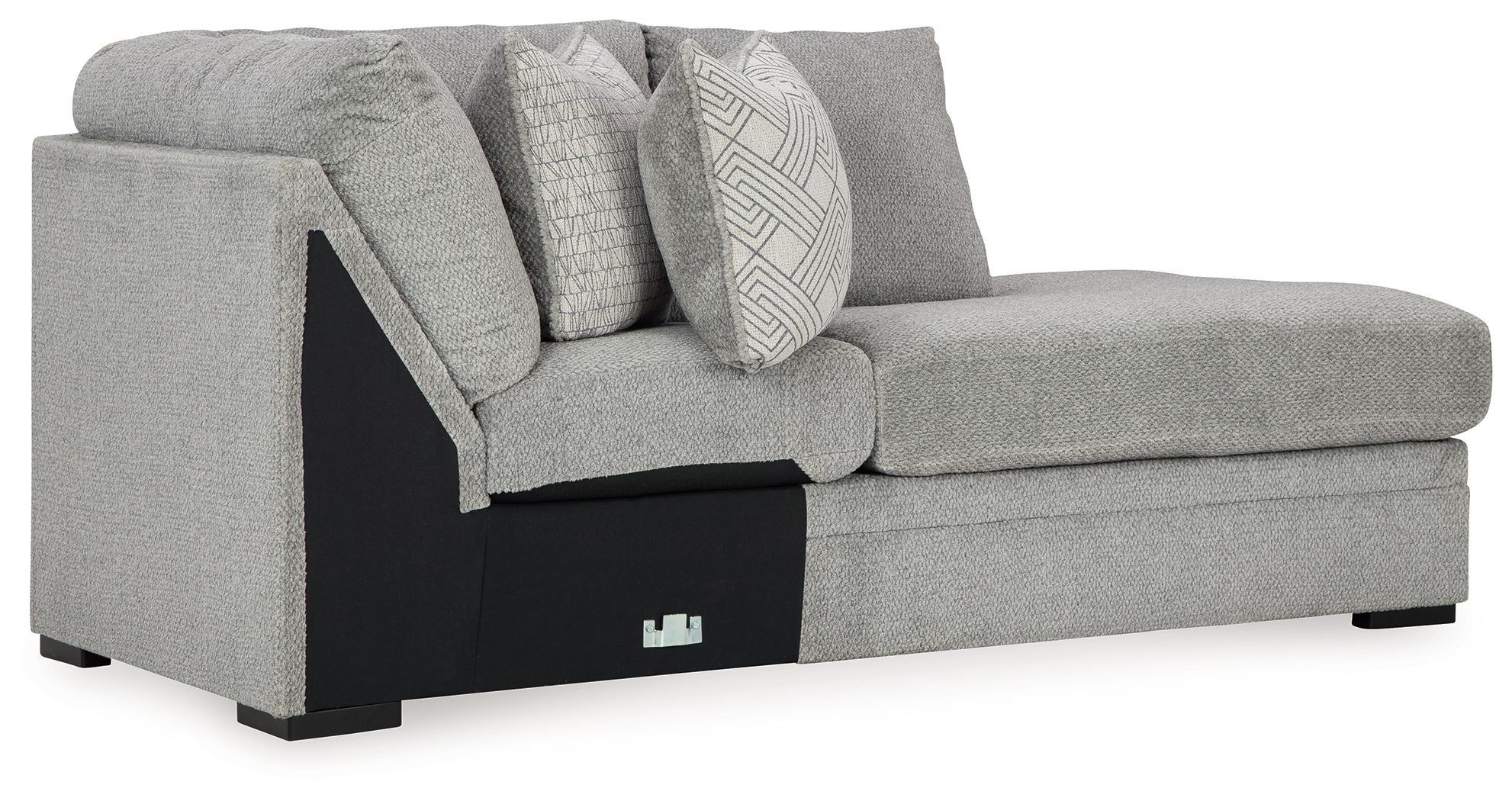 Casselbury - Cement - Raf Corner Chaise - Urban Living Furniture (Los Angeles, CA)