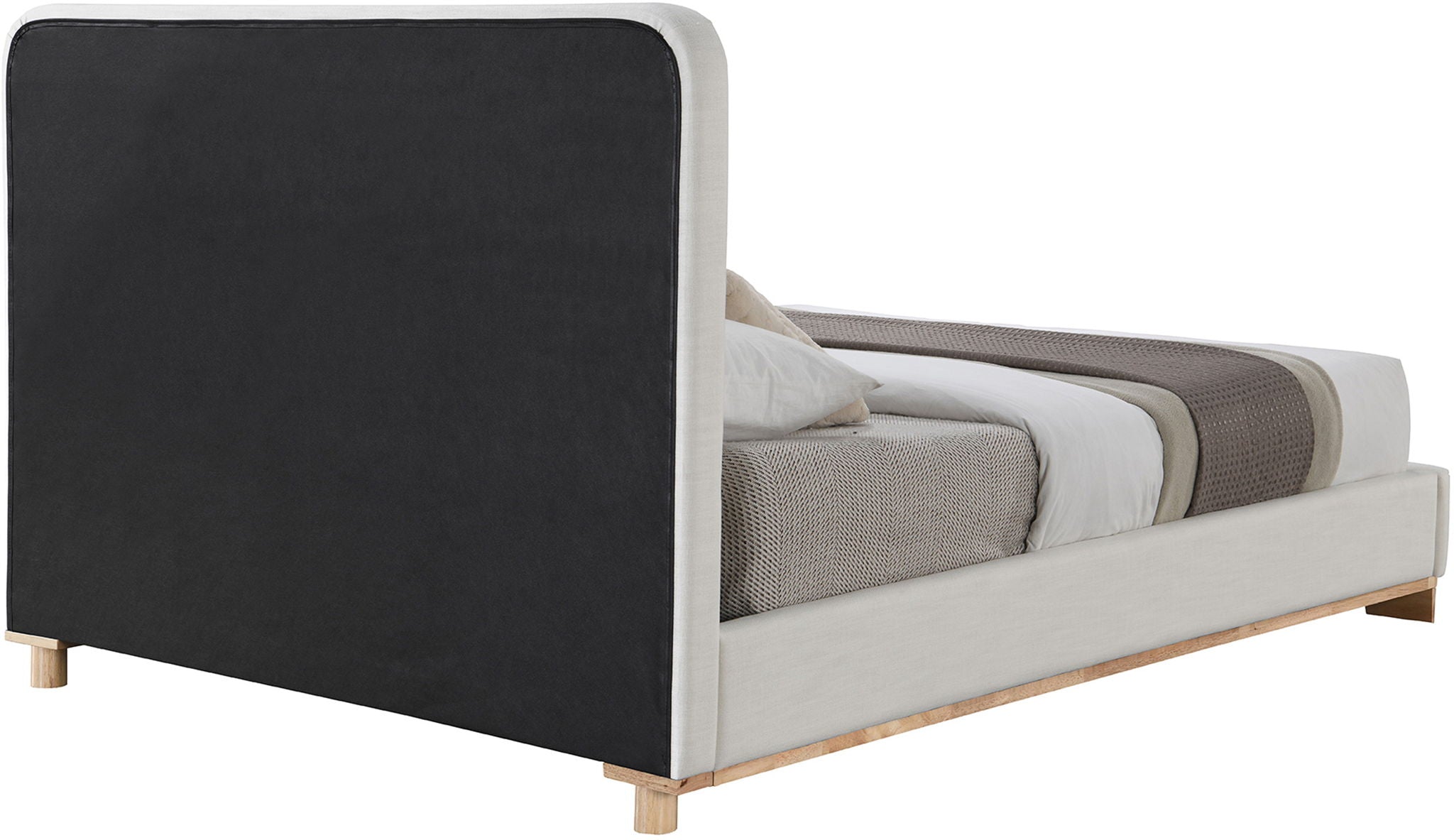 Nolita - Bed With Natural Base - Urban Living Furniture (Los Angeles, CA)