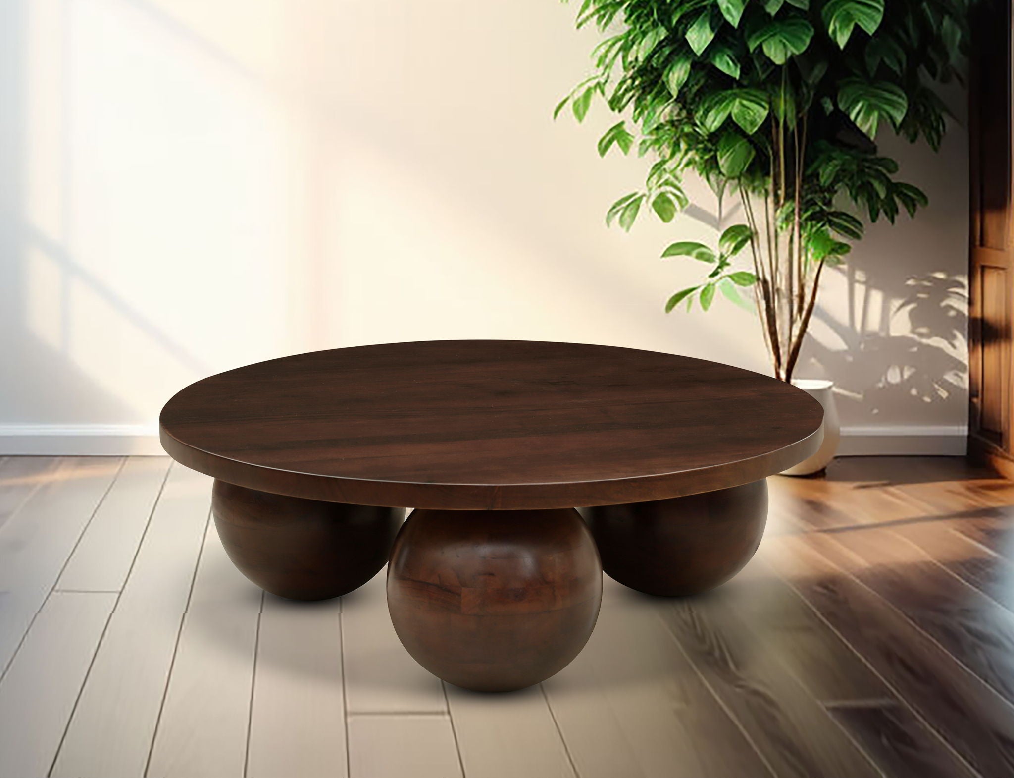 Spherical - Wood Coffee Table - Urban Living Furniture (Los Angeles, CA)