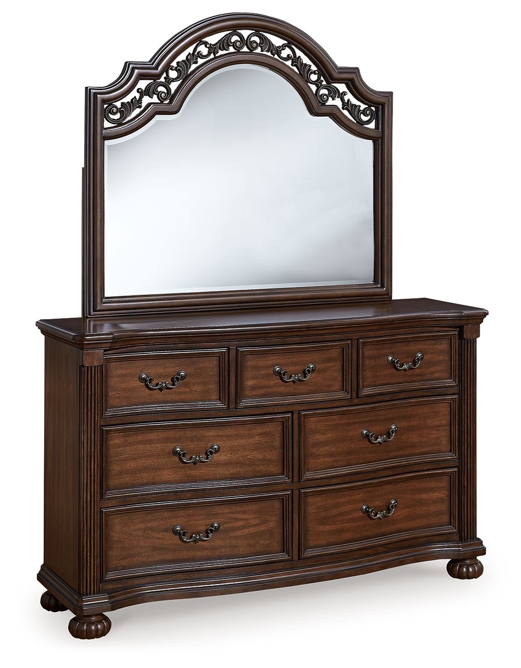 Lavinton - Brown - Dresser And Mirror - Urban Living Furniture (Los Angeles, CA)