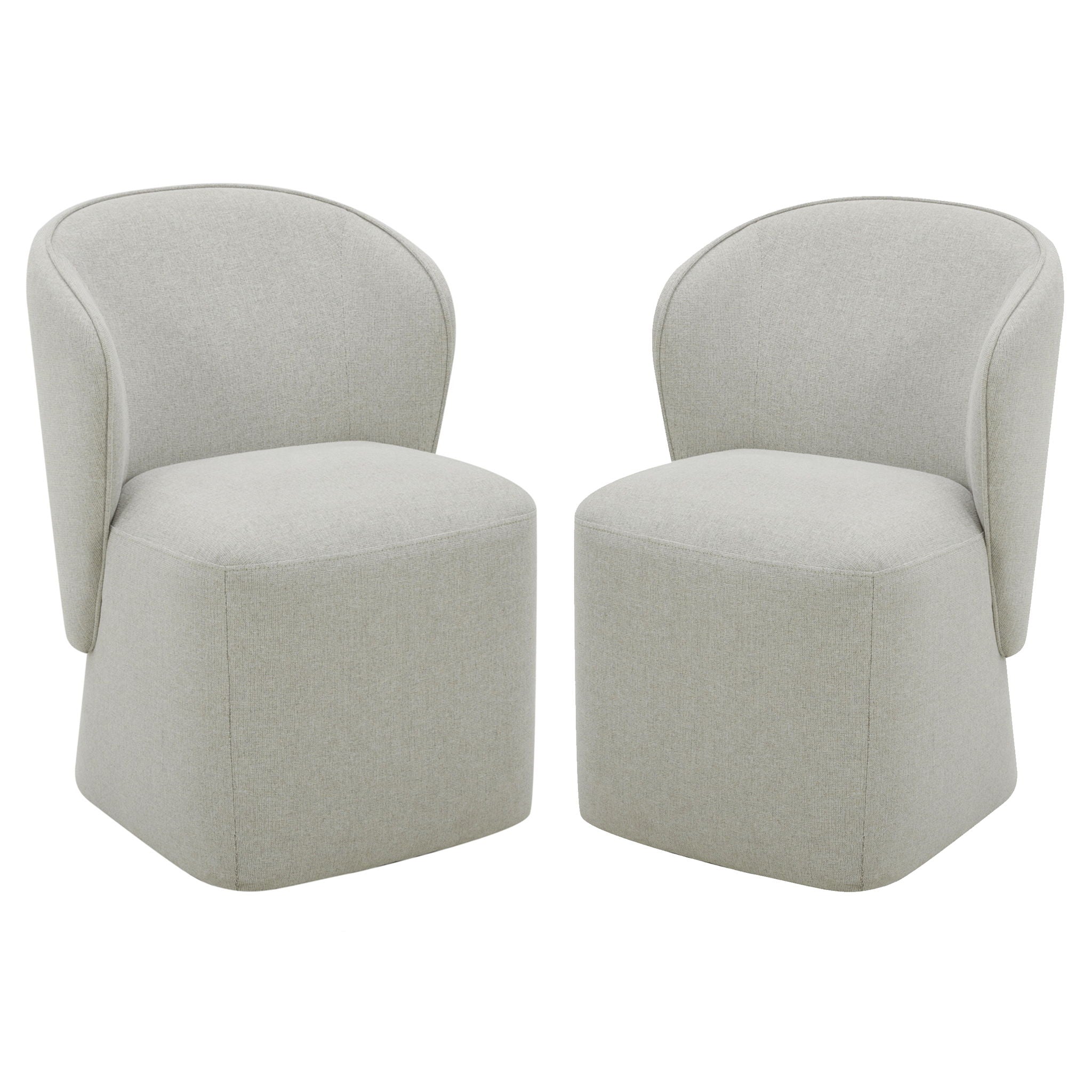Bongo - Dining Chair (Set of 2) - Quartermaster Linen White - Urban Living Furniture (Los Angeles, CA)