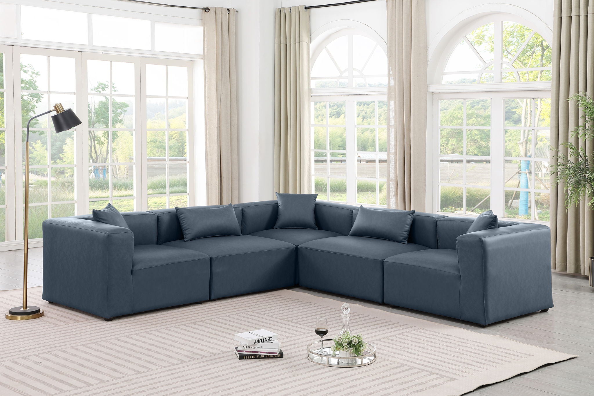 Cube - 5 Piece Modular Corner Sectional