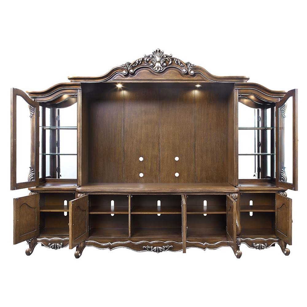 Latisha - Entertainment Center - Antique Oak - Urban Living Furniture (Los Angeles, CA)