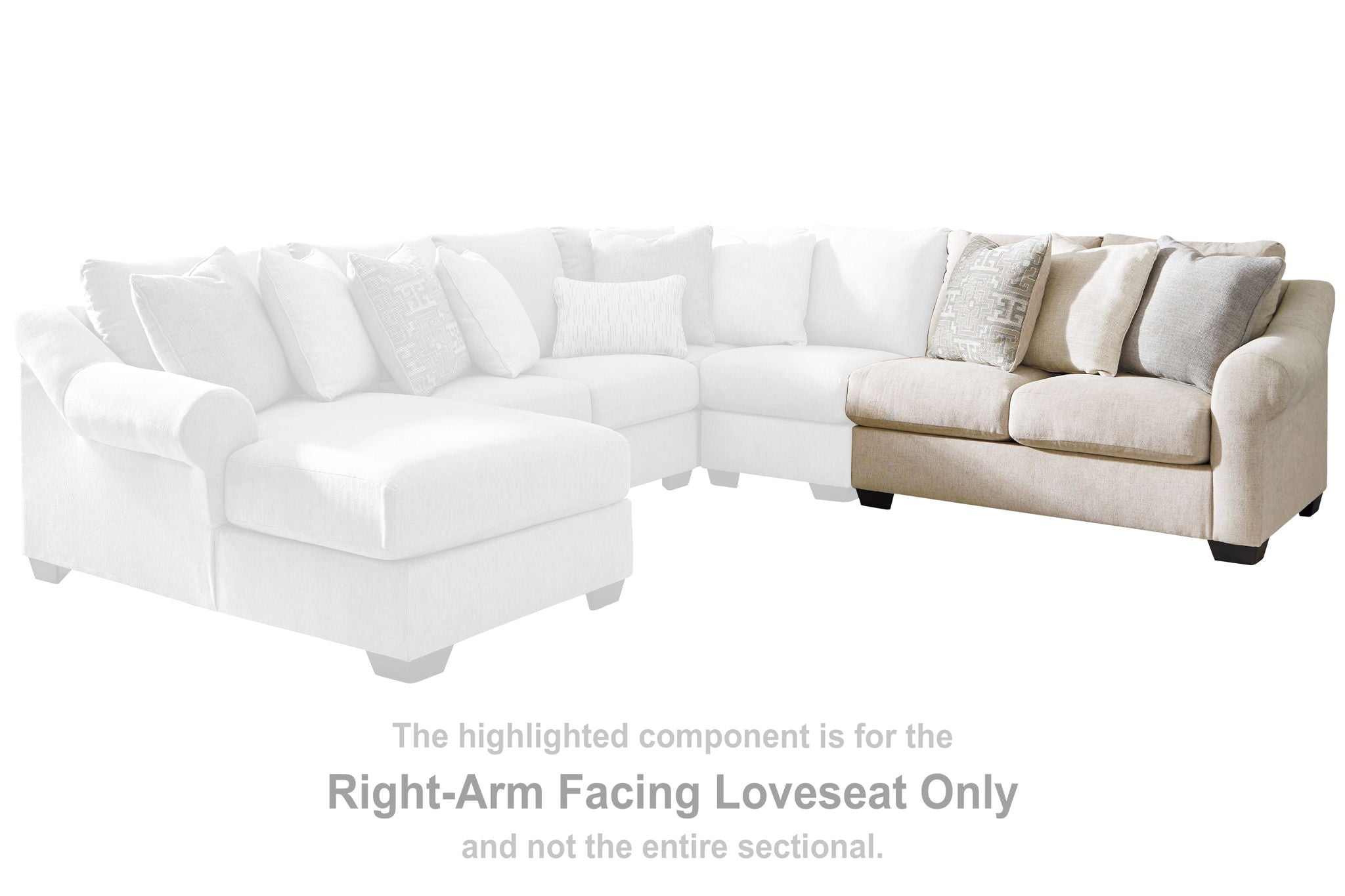 Carnaby - RAF Loveseat - Linen