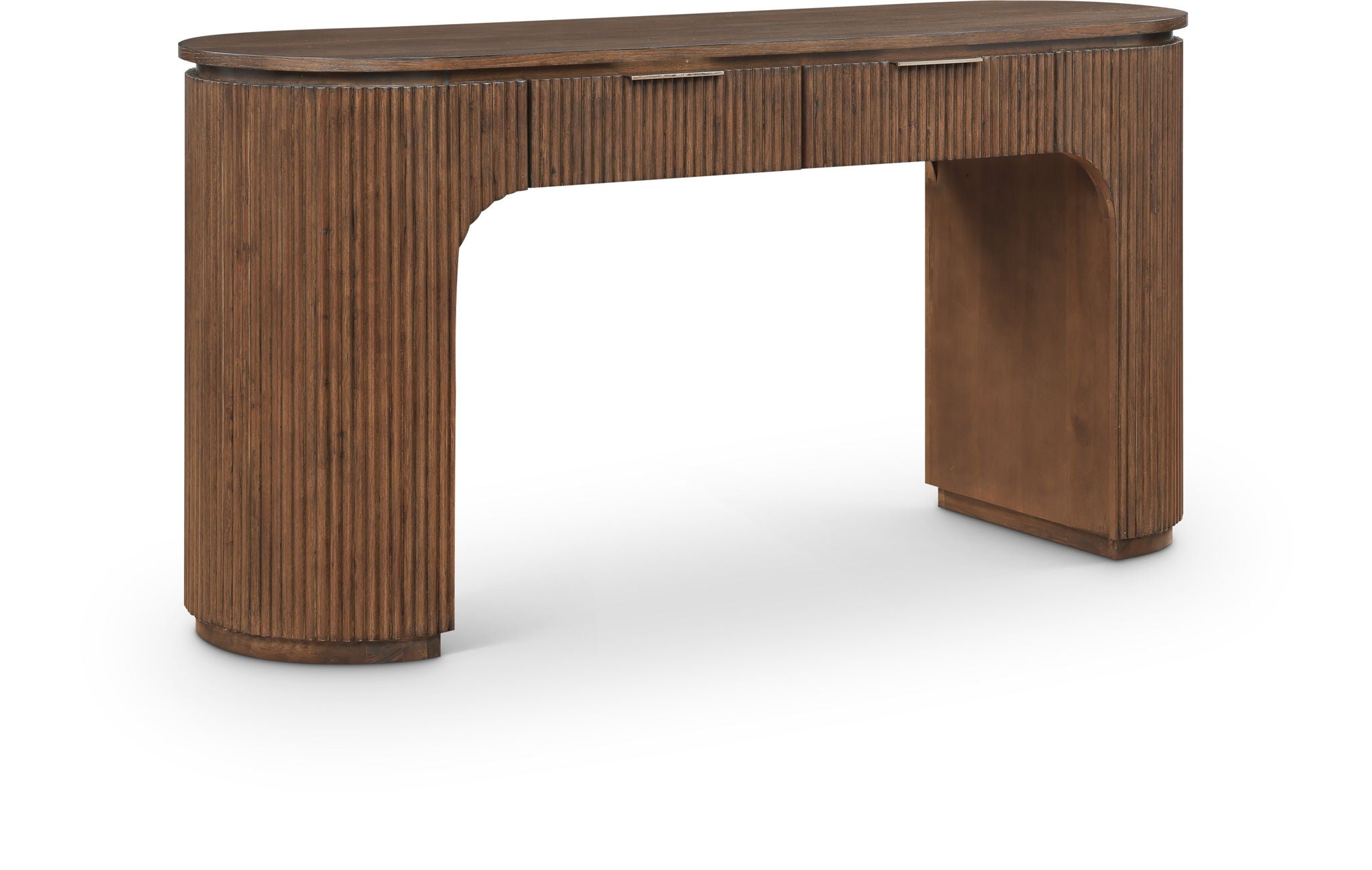 Astrid - Solid Wood And Oak Veneer Desk - Urban Living Furniture (Los Angeles, CA)