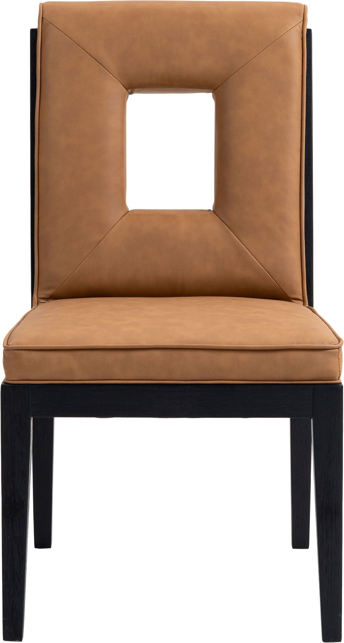 Gwendolyn - Faux Leather Dining Side Chair With Black Frame (Set of 2) - Urban Living Furniture (Los Angeles, CA)